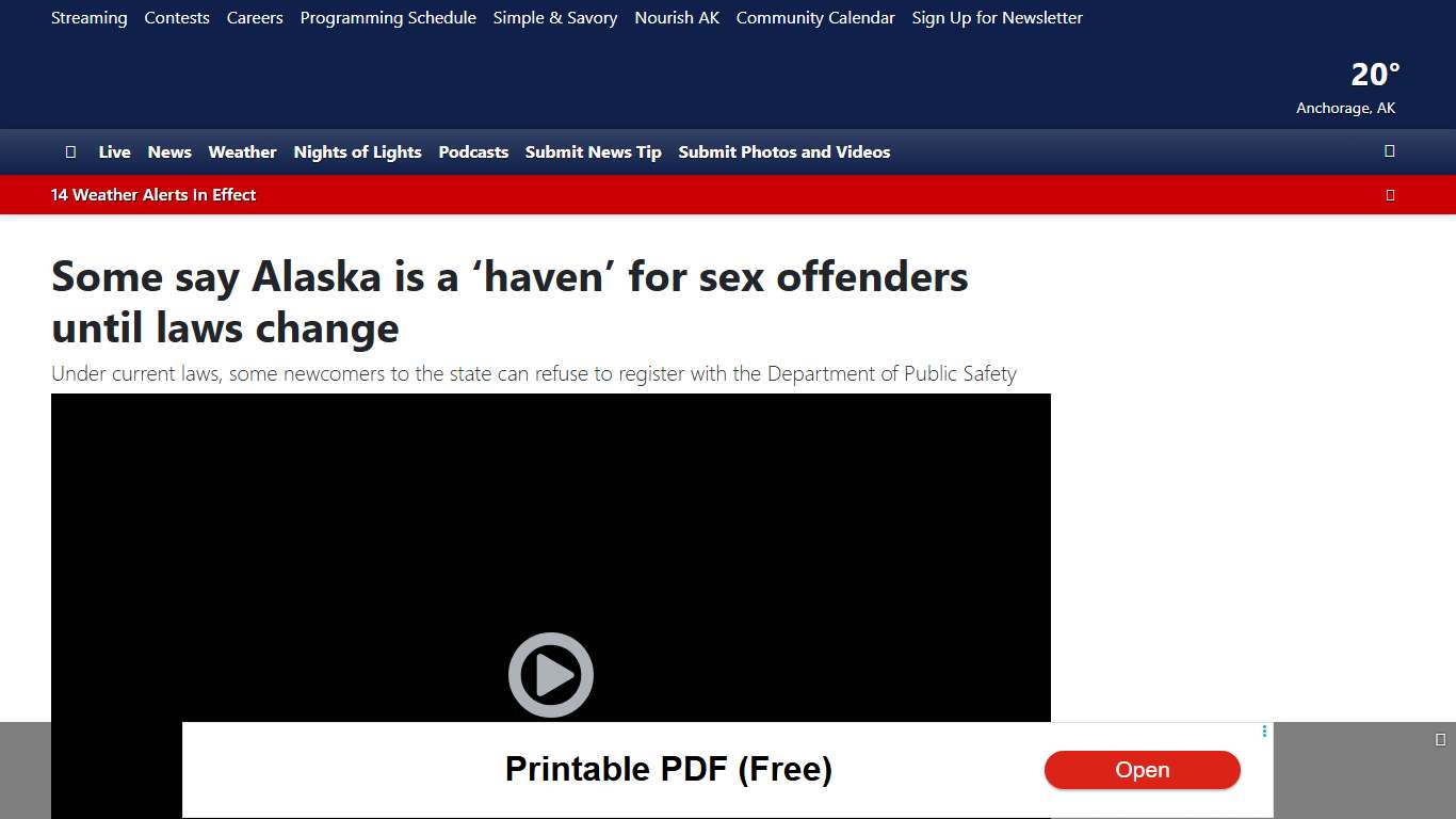 Some say Alaska is a ‘haven’ for sex offenders until laws change